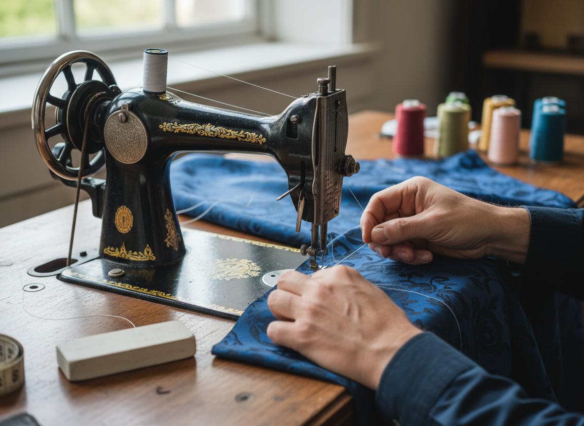 Lavoro sartoriale a mano